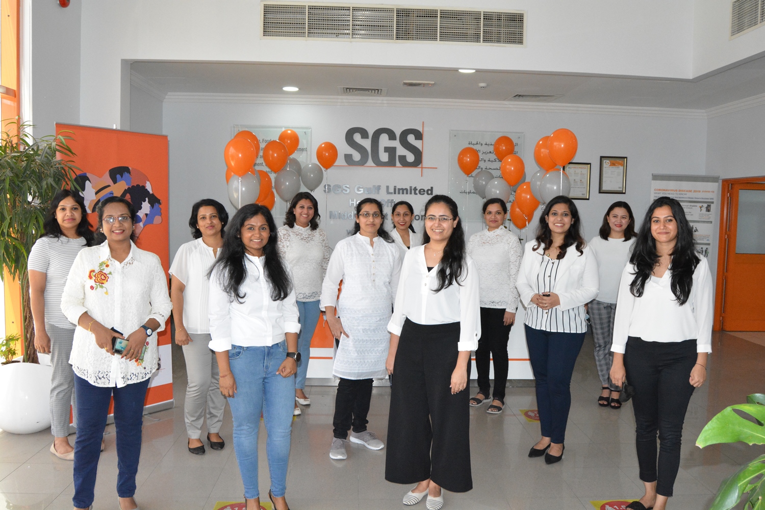 SGS Middle East employees celebrate International Women's Day