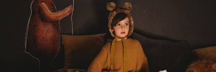 Kid Wearing Head Costume