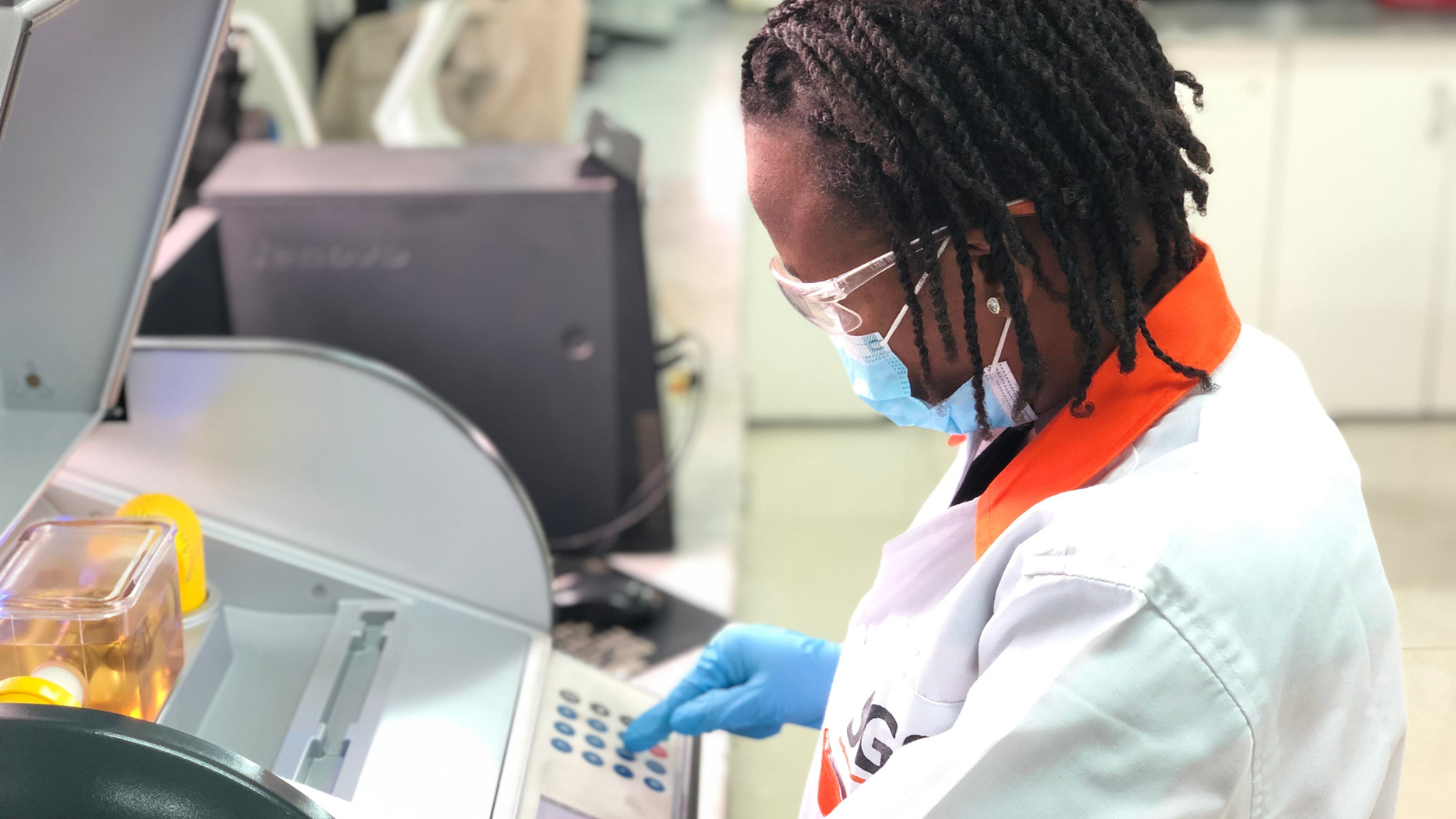 Chemist at Lab