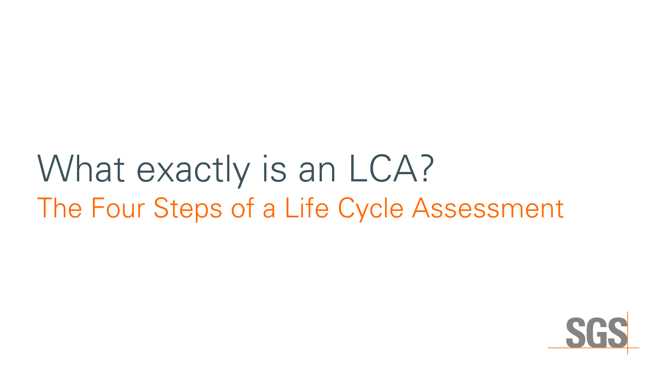 Life Cycle Assessment | SGS Singapore